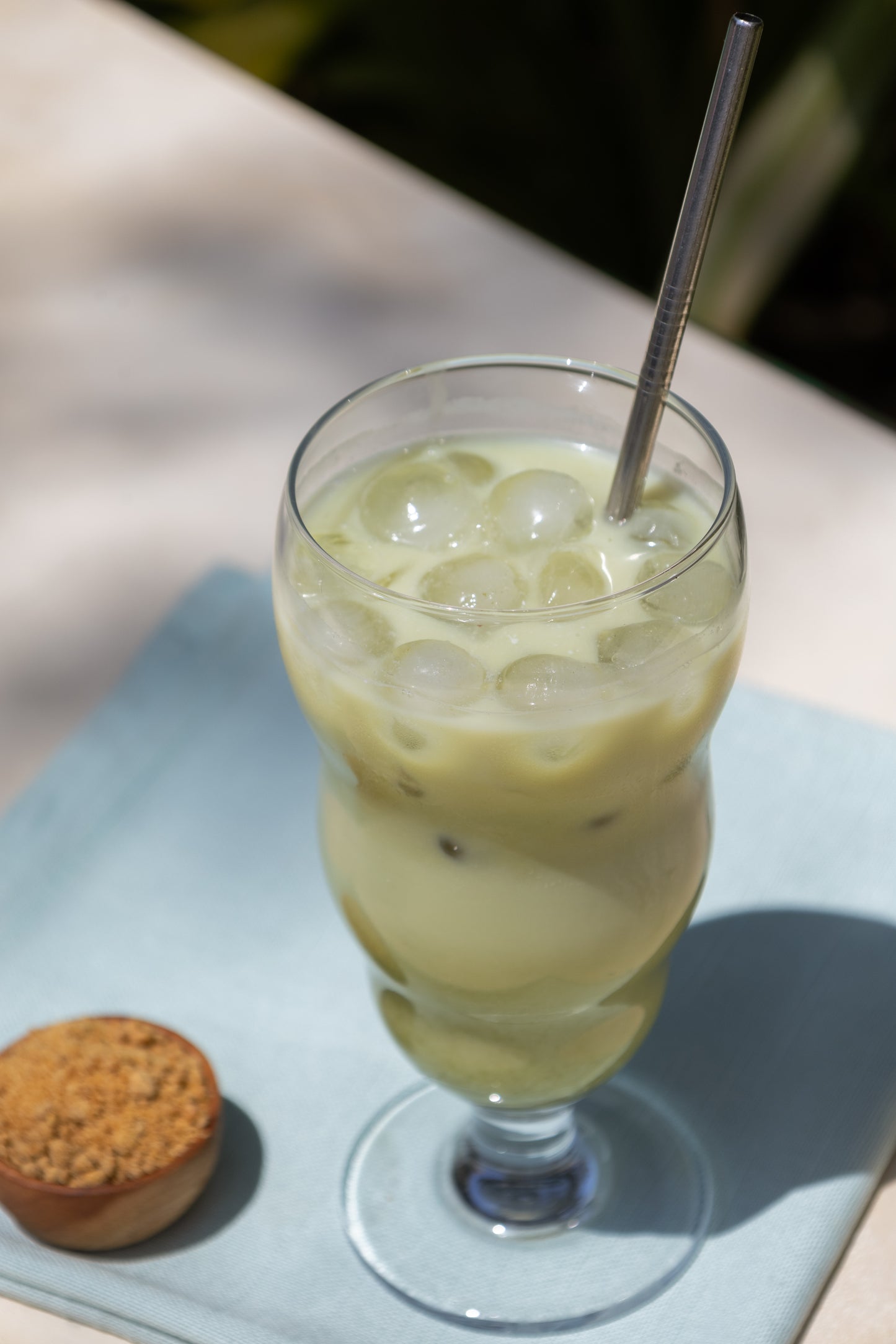 Mango Matcha Iced Latte