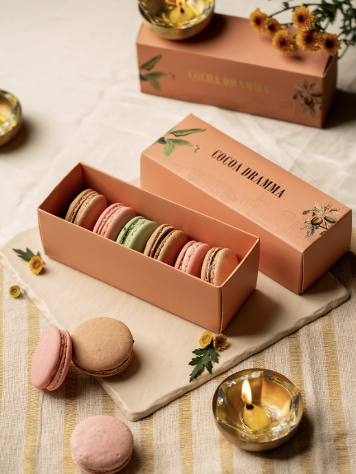 MACARON GIFT BOX (Box of 6) – Cocoa Drama