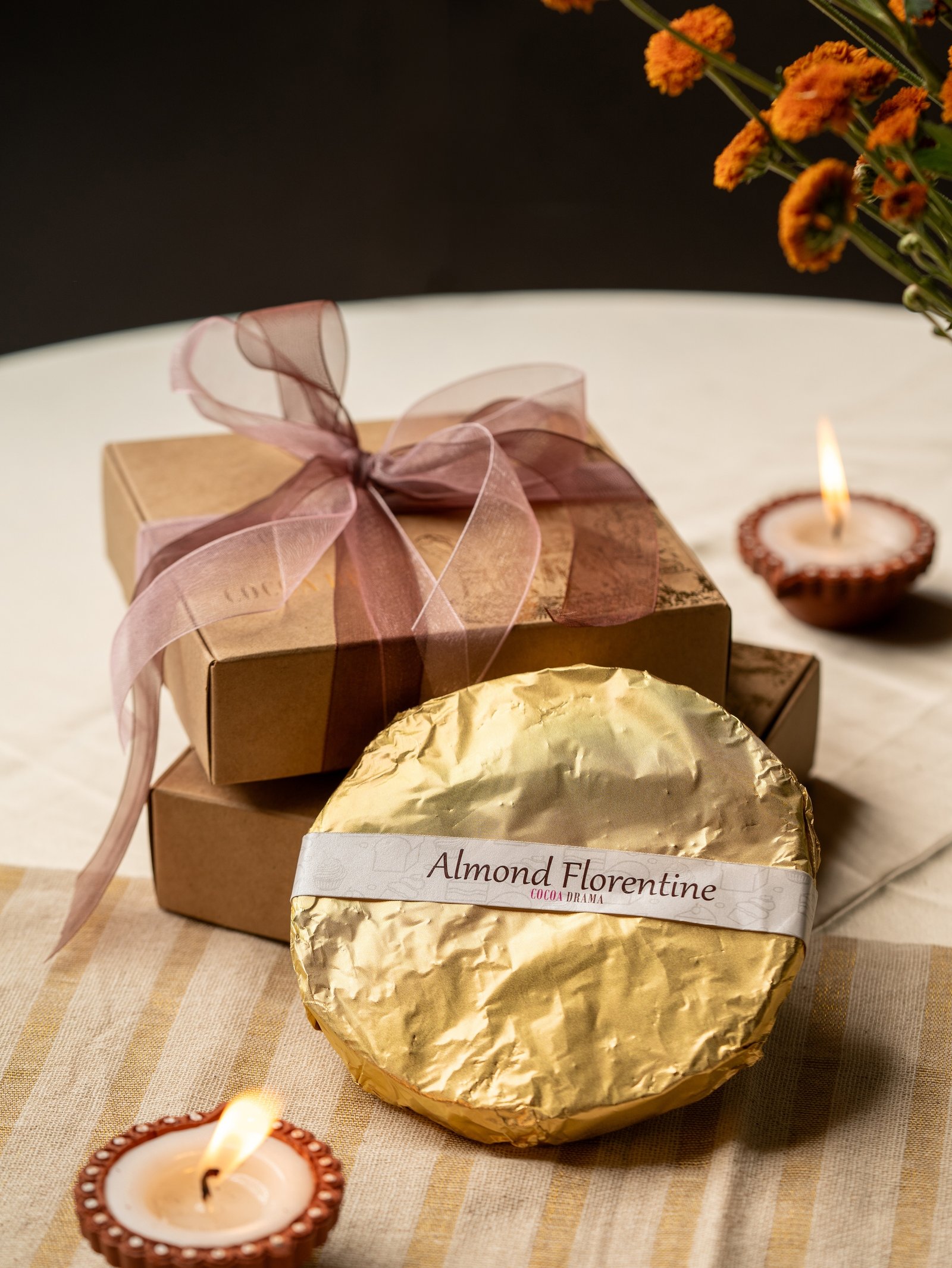Almond Florentine 5” Gift Box