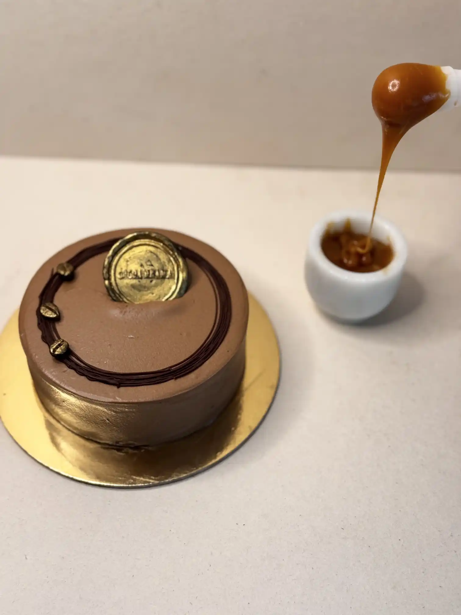 Mocha Caramel Cake