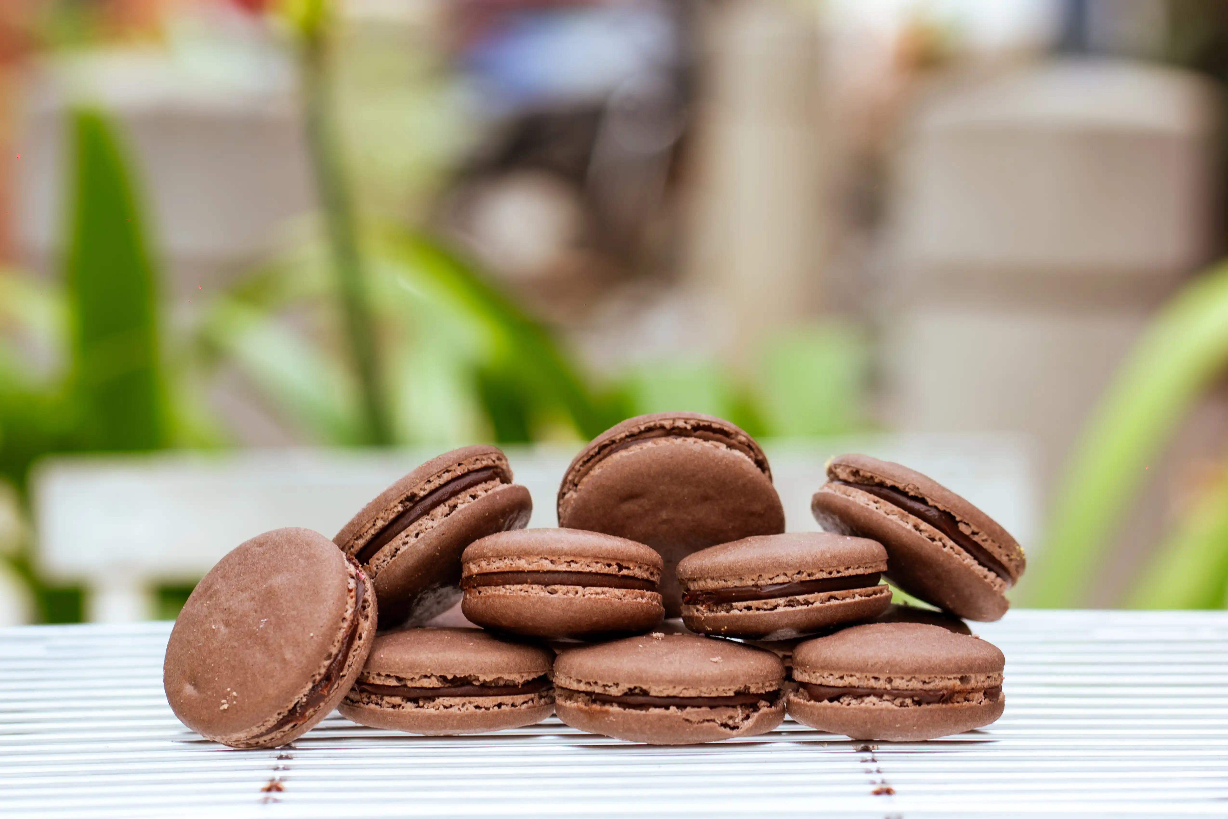 Chocolate Macarons