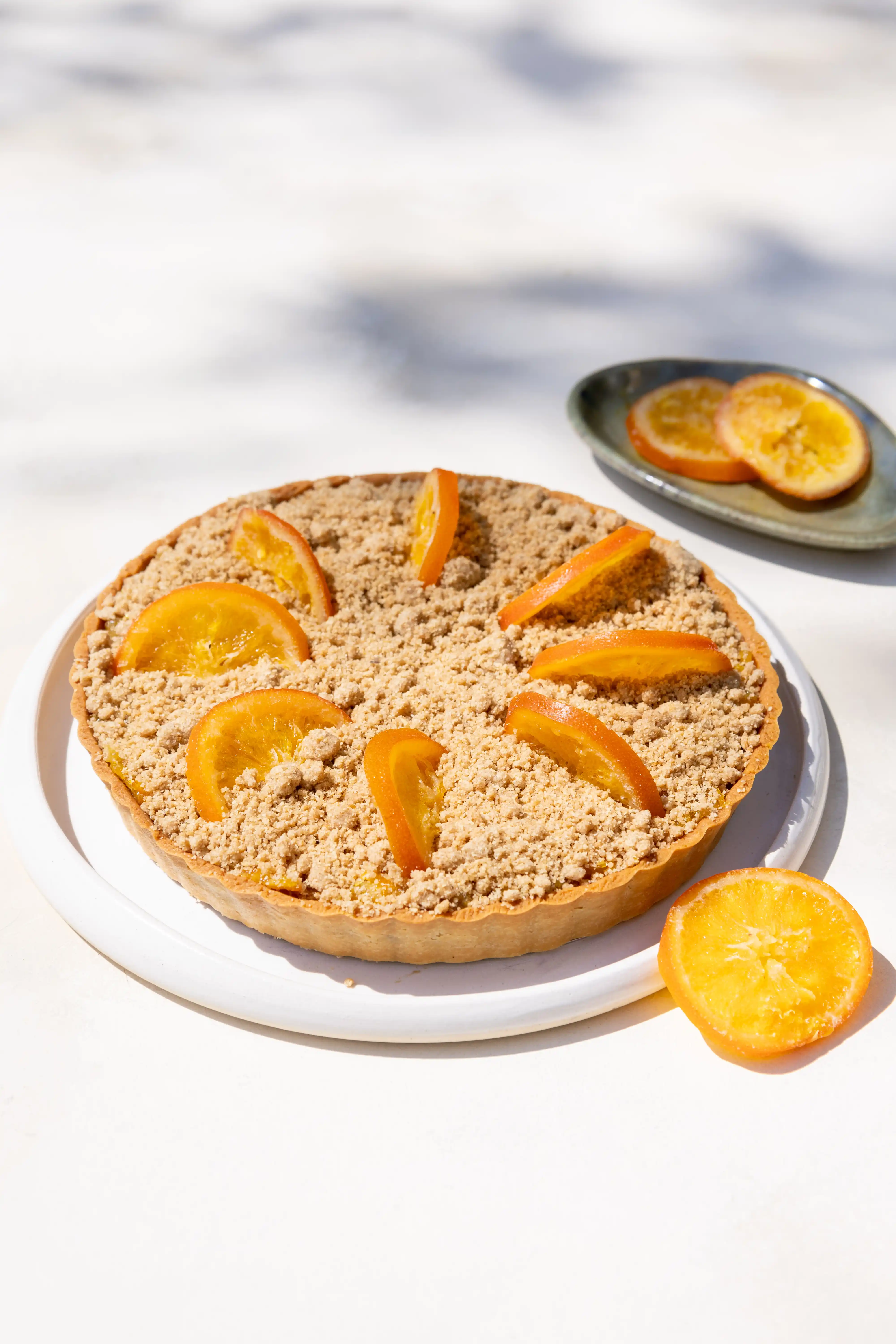 Orange Frangipane Pie