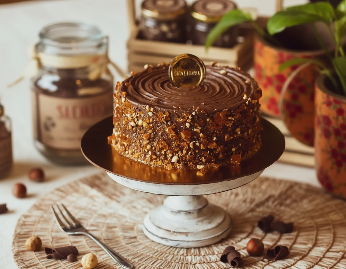 Chocolate Praline Cake