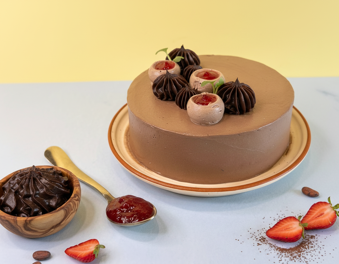 Chocolate Strawberry Mousse Cake Thumbnail
