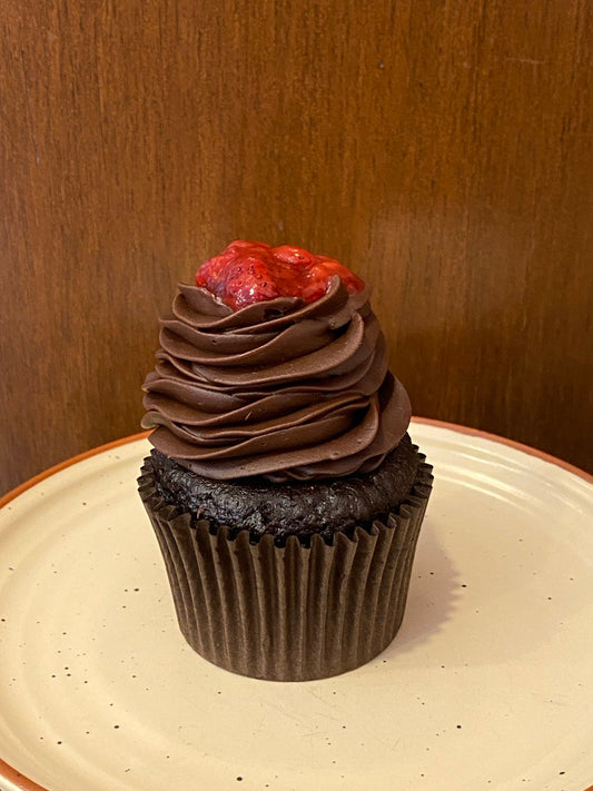 Strawberry Chocolate Cupcake