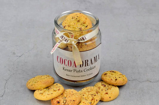 Kesar Pista Cookies Jar