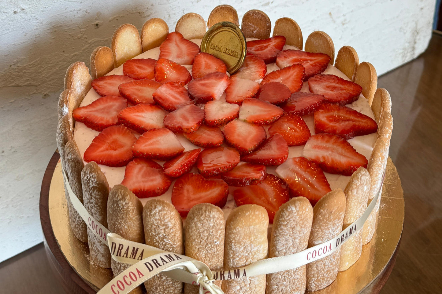 Strawberry Charlotte Cake