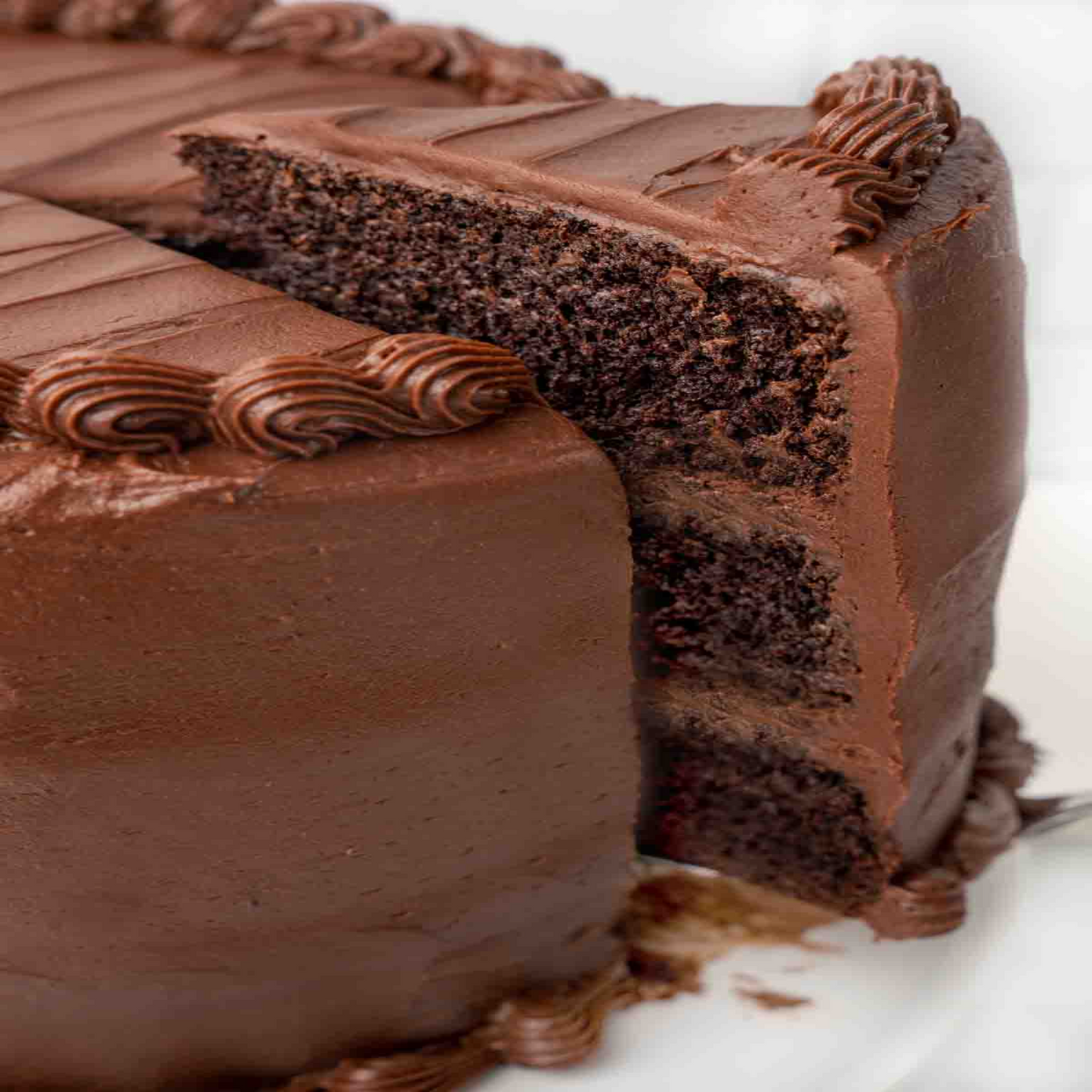 Belgian Chocolate Truffle Cake Slice